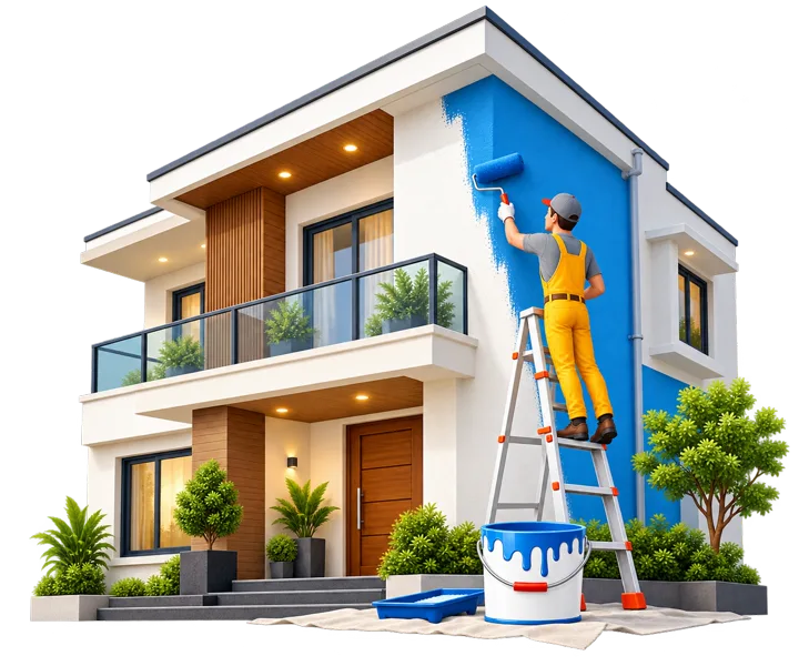 Exterior house painting service