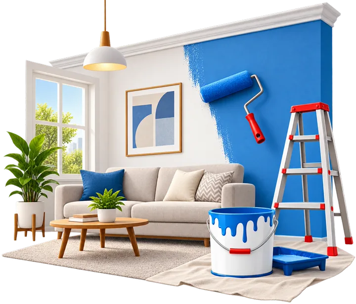Interior room painting service